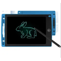 DeTech Detská kresliaca podložka - Kids LCD Drawing board K9, 10", - modrá