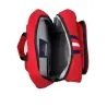 Praktická retro červená školní taška Ema se samostatným rollerem