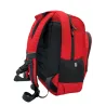 Praktická retro červená školní taška Ema se samostatným rollerem