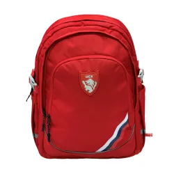 Praktická ergonomická červená školní taška Eva