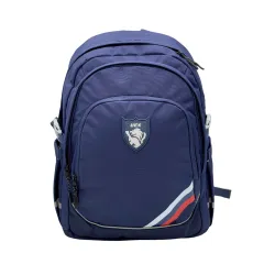 Praktická ergonomická modrá školní taška Adam