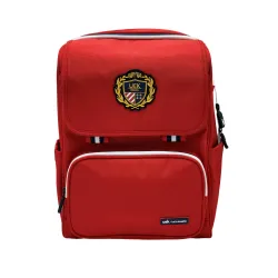 Stylová retro červená školní taška Luna