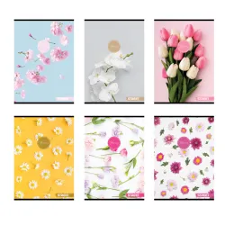 Zošit A6 40 listový Flowers 65710