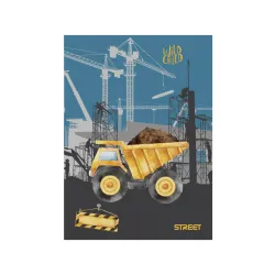 Zošit A6 40 listový Construction 65668