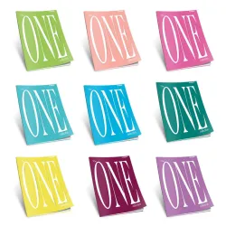 Zošit A4 52 listový čistý ONE COLOR