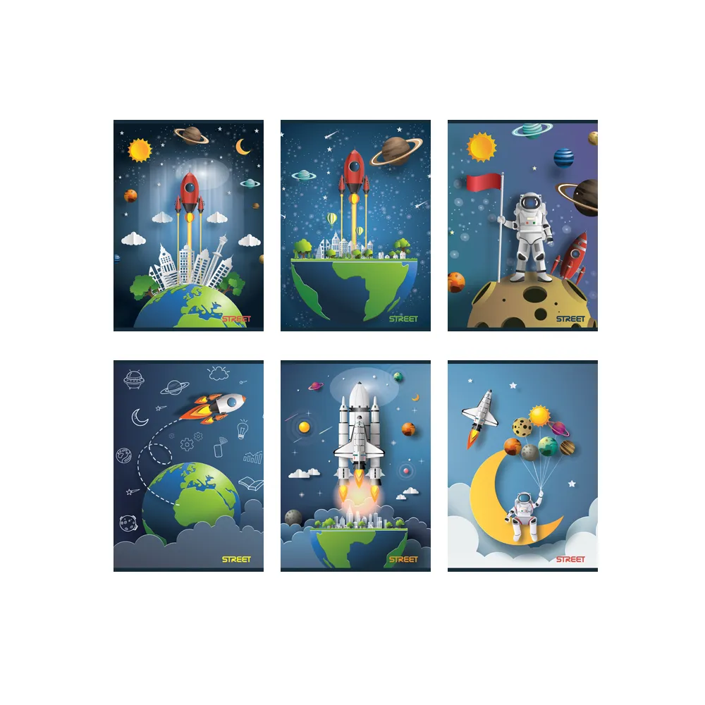 Zošit A5 54 listový Stars 65913