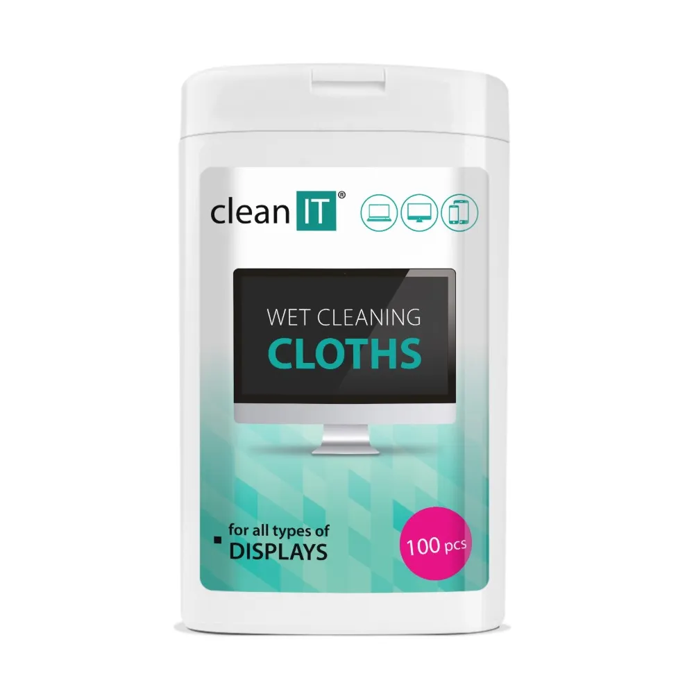 CLEAN IT vlhčené čistiace utierky 100 ks MINI