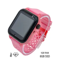 Detské ružové 4G smart hodinky KLT3-2023 8GB