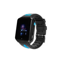 Dětské černo-modré 4G smart hodinky H1-2023 48GB s bezkonkurenční výdrží baterie