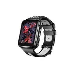 Dětské černo-šedé 4G smart hodinky E10-2023 48GB s bezkonkurenční výdrží baterie