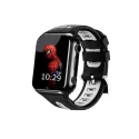 Dětské černo-šedé 4G smart hodinky E10-2024 80GB s GPS a bezkonkurenční výdrží baterie