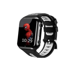 Dětské černo-šedé 4G smart hodinky E10-2024 80GB s GPS a bezkonkurenční výdrží baterie