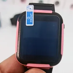 Dětské 4G smart hodinky E7 černo-růžové se 4 jádrovým procesorem
