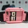 Detské 4G smart hodinky E-7 čierno-ružové so 4 jadrovým procesorom