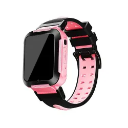 Children's 4G smart watch E7 black-pink with 4 core processor