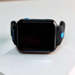 Detské čierno-modré 4G smart hodinky so 4 jadrovým procesorom H1-2021