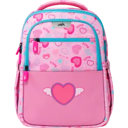 Nádherná ergonomická růžová školní taška Amálka s penálem a svačinovou taškou - sada