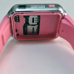 Růžové dětské smart hodinky H1-2022 s bezkonkurenční výdrží baterie