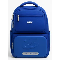 Praktická ergonomická modrá školská taška Kevin