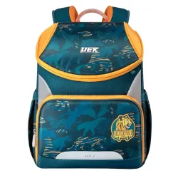 Kvalitná ergonomická školská taška Jungle oranžová