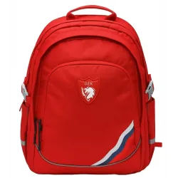 Praktická ergonomická červená školská taška Eva