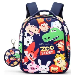 Krásny detský batoh s peňaženkou Zoo Story