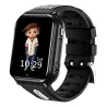 Children's black-gray 4G smart watch E10-2024 80GB with GPS and unrivaled battery life