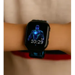 Children's black-blue 4G smart watch E10-2025 16GB with GPS and unrivaled battery life