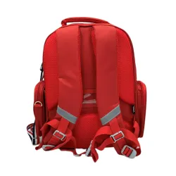 Štýlová retro červená školská taška Ginny