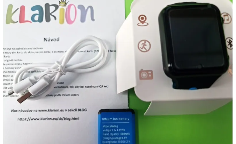 Jak poprvé spustit dětské smart hodinky H1-2023/E10-2023 a KLT3-2023?