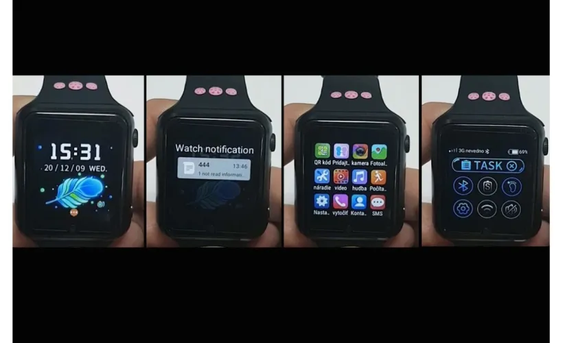 How to get to the menu, speed dial and notifications in children's smart watches